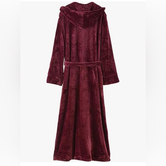 💤BATH & BODYWORKS S/M Hooded Robe wind colored gas belt and belt loops pockets - Picture 5 of 9